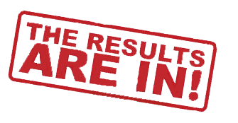 the results are in