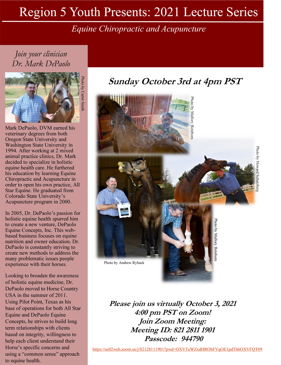 2021 Region5 Youth - Lecture Series:  Breeding 101
